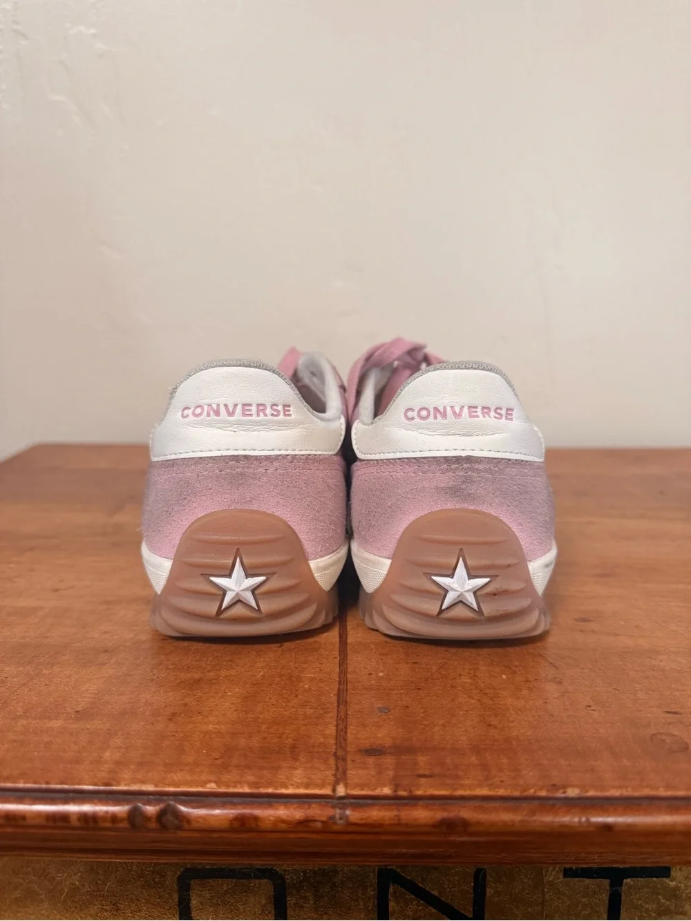 Converse Pink Low-Top Star Chevron Sneakers - Picture 4 of 6